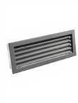 Kratka z żaluzją stałą czarna KRVZS325x170-ML.CZ Ventlab