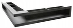 Luft narożny czarny lewy V-OPEN KRVO-L-620x420/100-L-ML.CZ  Ventlab