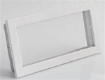 Kratka VENTLAB KRVSM220x95-ML.B bez żaluzji z siatką, biała