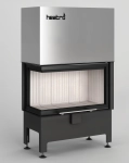 Kominek powietrzny narożny gilotyna Heatro 69LH